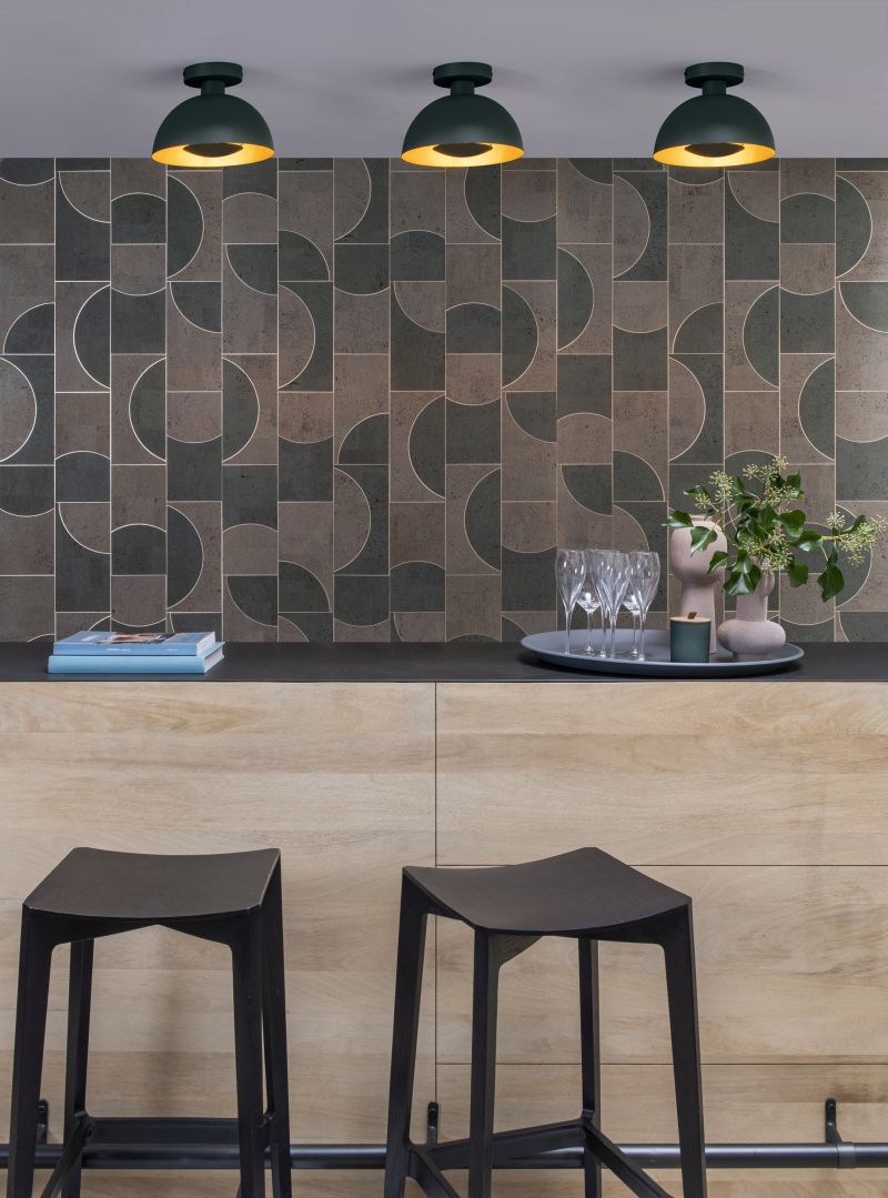 Lucide SIEMON - Zapustené stropné svietidlo - Ø 25 cm - 1xE27 - Zelené